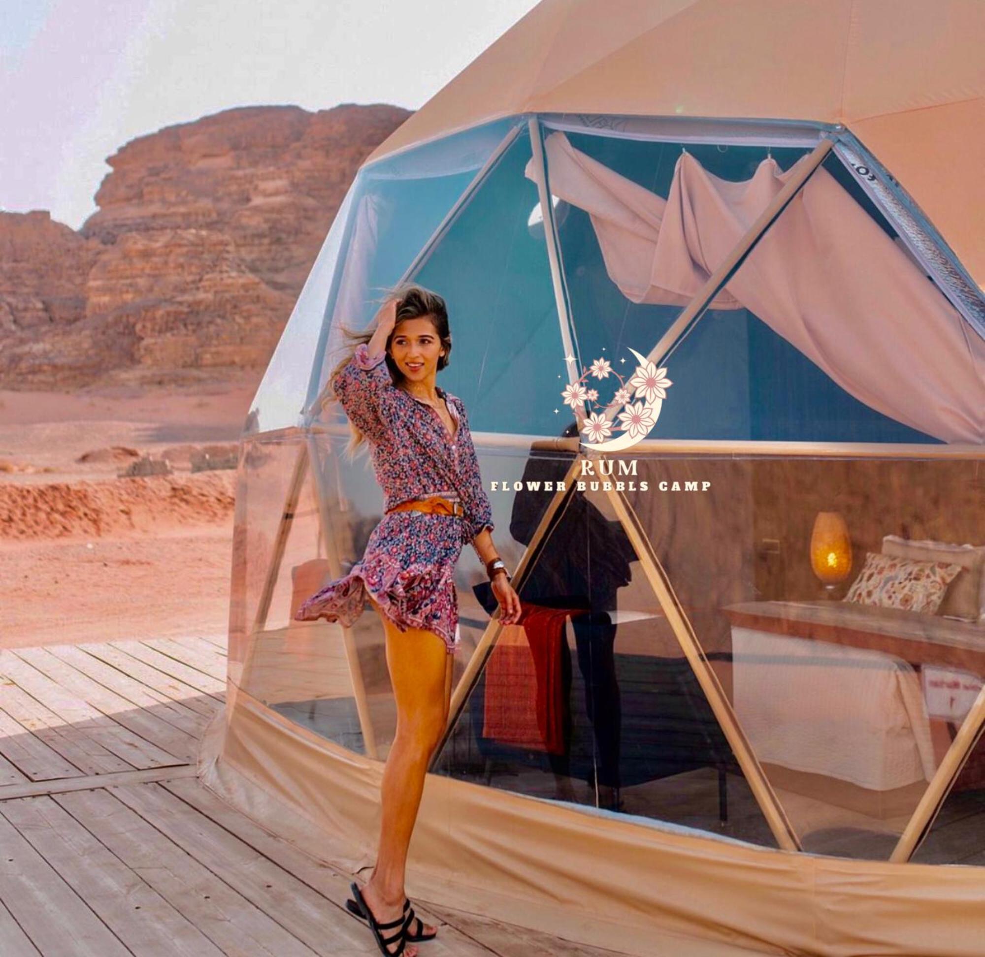 Rum Flower Bubbles Luxury Camp Wadi Rum Exterior foto