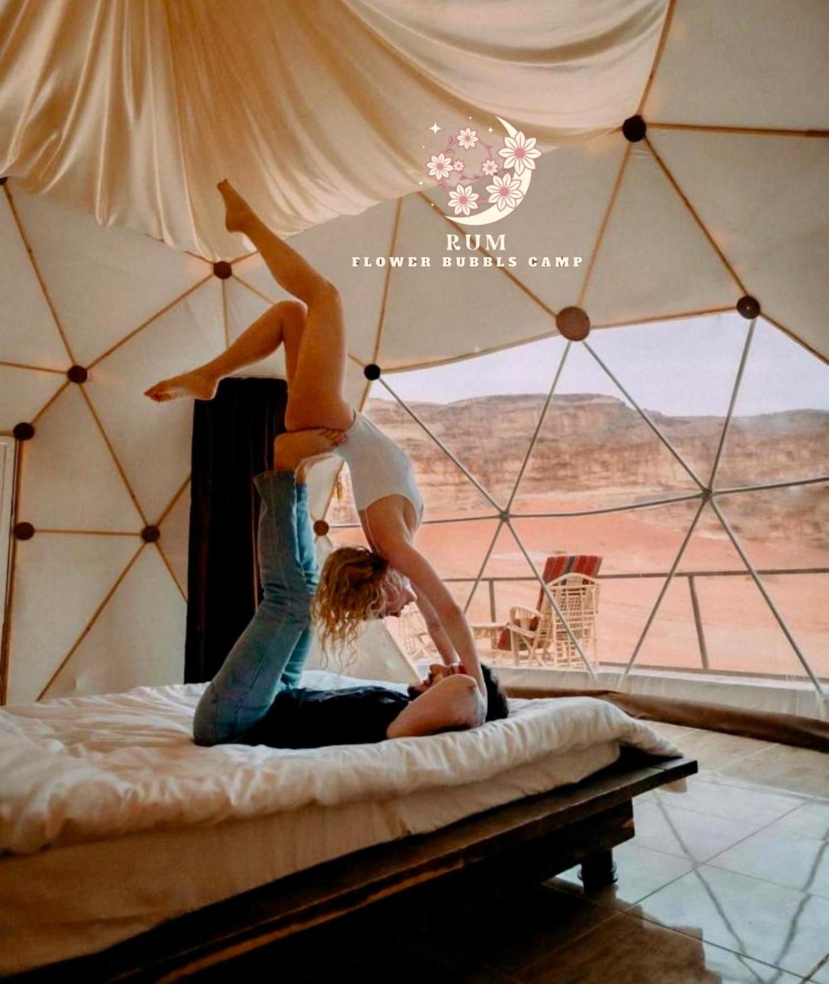 Rum Flower Bubbles Luxury Camp Wadi Rum Exterior foto